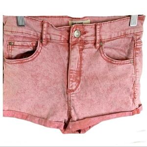 🔥Garage Stretch  Red Wash Jean Shorts Size 5